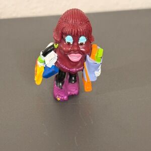 California Raisins Anita Shopping Figure Unisex OS Purple Good Vintage Rare 1989